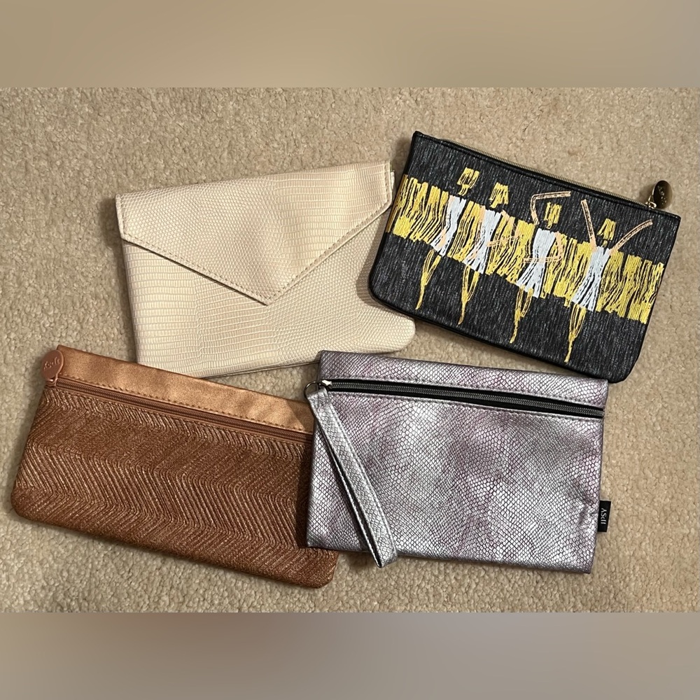 IPSY COSMETIC Bag Bundle Set of 4 NEW